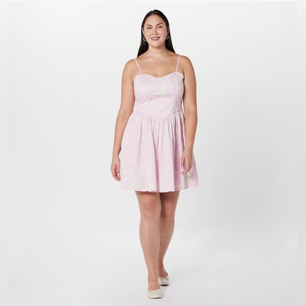 The Drop Womens Perla Shaped Waist Mini Dress